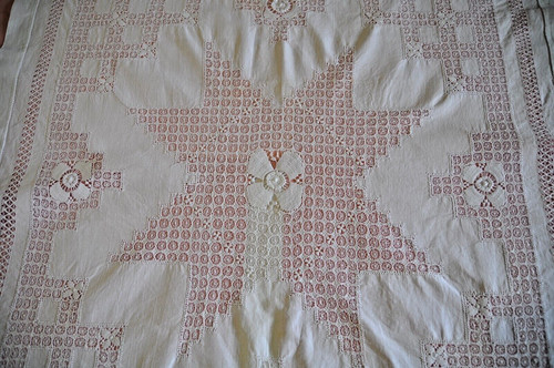 Nappe blanche lin - blanche,