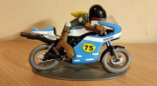 Figurine moto en résine Joe