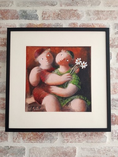 Tableau huile sur toile - sur,