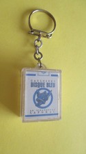 Vintage keychain, 60s, GAULISH PACKAGE: BLUE DISC, CORPORAL cigarettes