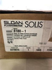 Sloan 3370015 SOLIS 8180-1 Single Flush Batt.Operated Flushometer 1 Gpf/3.8 Lpf