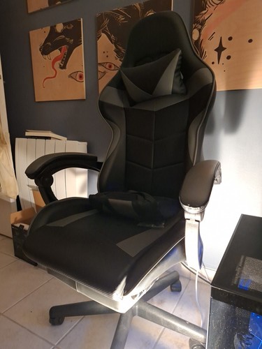 Chaise gaming soontrans noir - gaming,