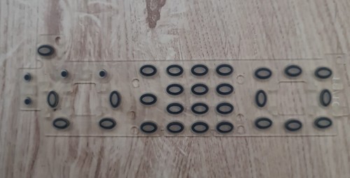 Clavier support caoutchouc