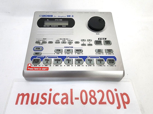 Boss rhythm drum - boss, dr-3