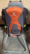 Deuter Kid Comfort 1 Child Carrier Backpack - Titan/granite EUC Clean