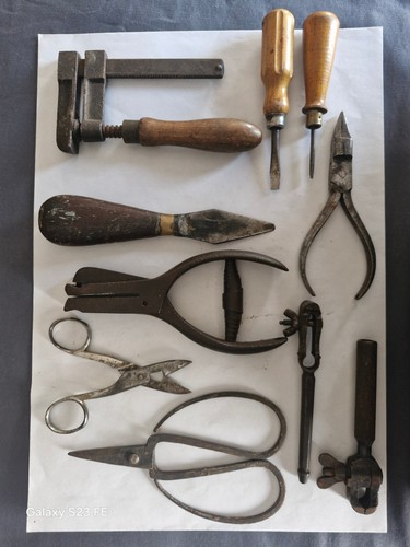 Lot anciens outils - lot,