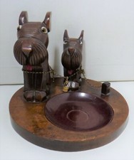 Vide poche art déco en bois