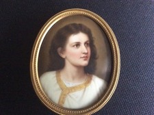 Antique KPM Oval Plaque