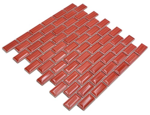 Mosaïque rouge metrooptik - rouge,