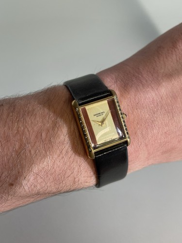 Raymond weil tank wristwatch - raymond,