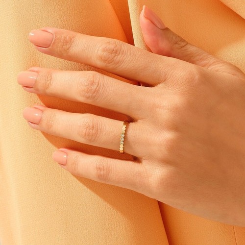 Bague femme massif 14 - en,