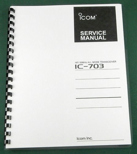 Icom 703 service manual - ic-703,