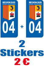 2-STICKERS-PLAQUE-AUTO-IMMATRICULATION-DEPARTEMENT-LOGO 04