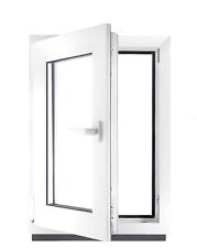 BauPlaza - Fenêtre PVC Blanc Double Vitrage - Oscillo-battant - Livraison Rapide