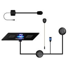 F2 Motorrad Headset Intercom 3 Riders Bluetooth 5.4 Helm Headset 1000M FM Radio