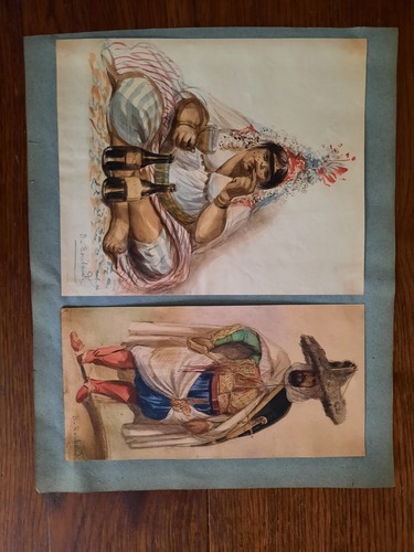 Lot aquarelle ancien - lot, 2