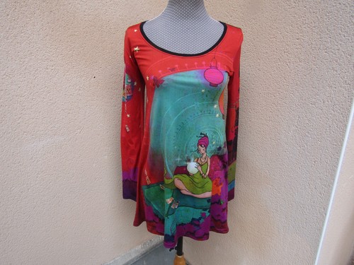 Robe tunique anatopik taille - robe,
