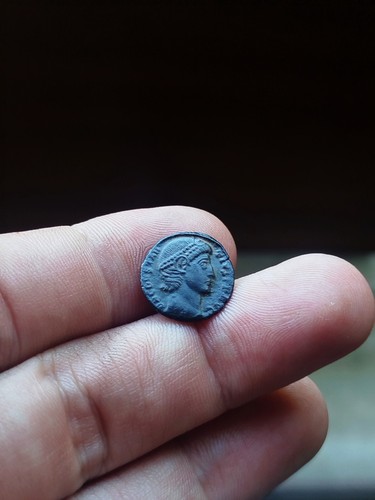 Monnaie antique bronze romain - monnaie,