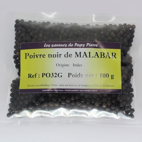 Po32g poivre noir - noir, malabar