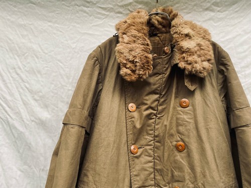 Manteau hiver ancien cuir de - cuir,