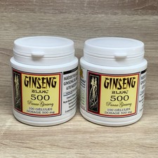 Ginseng blanc 500 mg ENERGIE VITALITE Lot 2 X 100 gélules – 04/28
