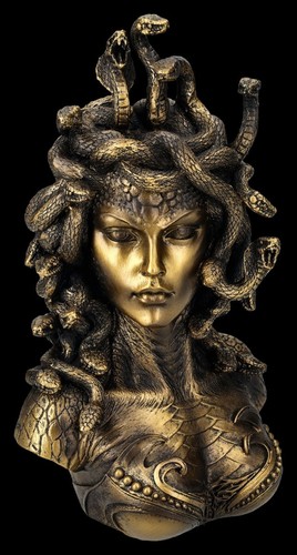 Medusa figurine buste - medusa,