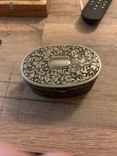 Boîte à bijoux argent