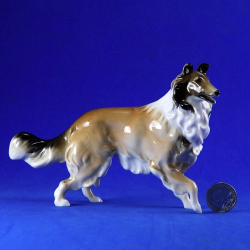 Chien colley porcelaine - chien,