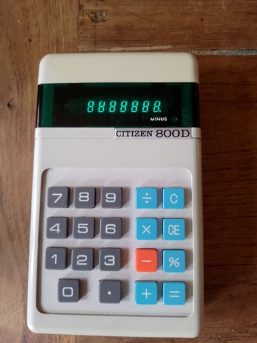 Ancienne calculatrice citizen - calculatrice,