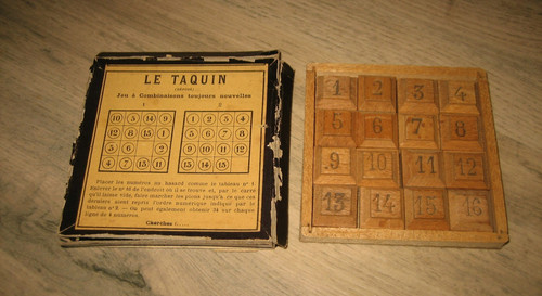 Ancien jeu taquin casse - jeu,