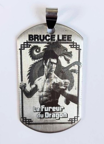 Médaille pendentif acier - médaille,