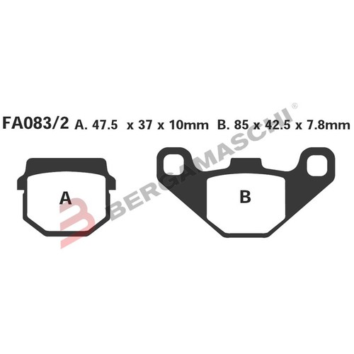 Plaquettes frein moto - moto, pour