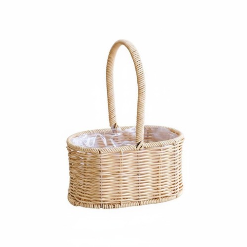 Panier ovale osier fait - panier,