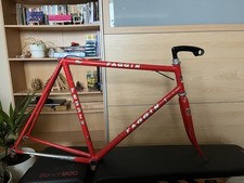 Vintage Faggin Steel Road Frameset – Handmade in Italy – Oria Tubing – 1980s/90s