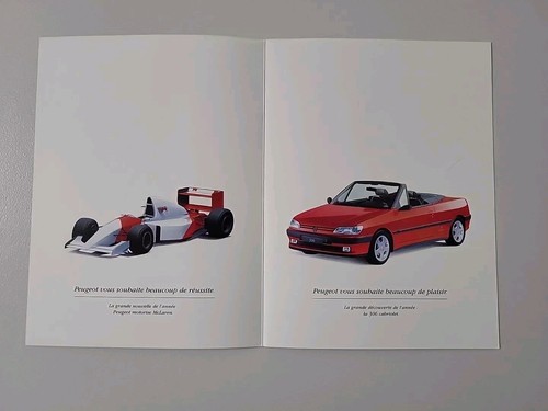 Carte voeux peugeot 1994 - carte,