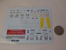 1:43 decals Ferrari 512M