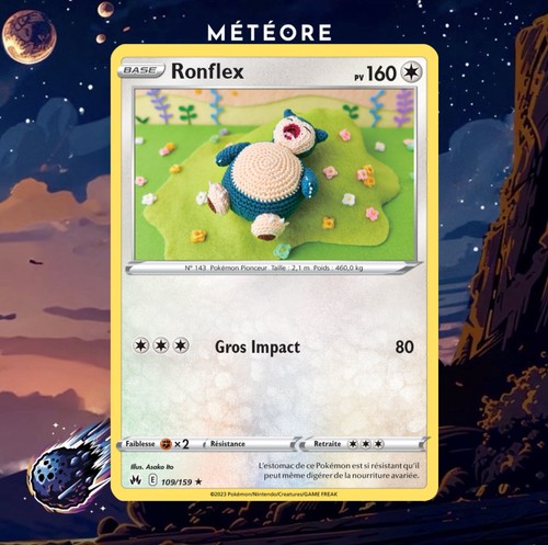 Carte pokémon ronflex 109 159 - carte,