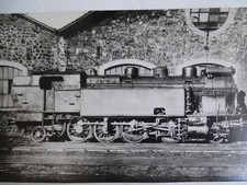 photo card - postcard train locomotive steam to identify (ref 189)