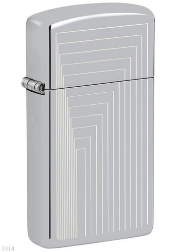 Zippo abstract lines - abstract, (slim