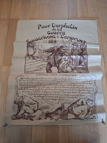 Affiche guerre poilu - affiche,