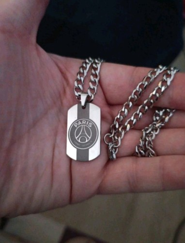 Collier pendentif plaque - , paris