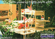 ADVERTISEMENT ADVERTISING 016 1985 GAUTHIER children's bedroom furniture CAMPUS (2p)