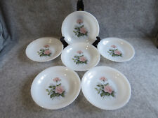 6 assiettes creuses arcopal