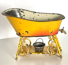 ANTIQUE TOY - FOOT BATH WITH BUCKET - PARIS TOY (JEP) 1902-1929