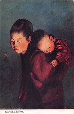 CPA ILLUSTRATOR SIGN MORTIMER MENPES BEARING A BURDEN (verse No. 33