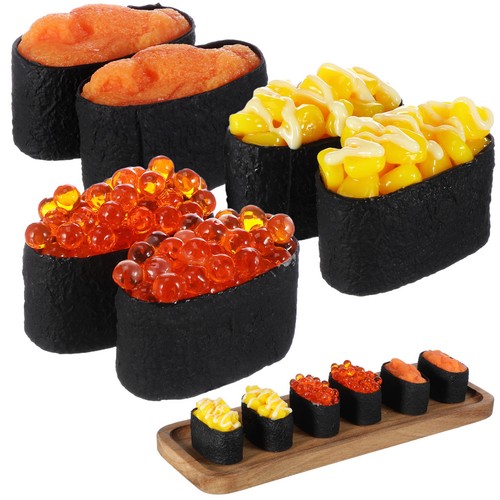6pcs reusable pvc - pvc, realistic