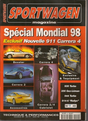 Sportwagen porsche 996 - 49,