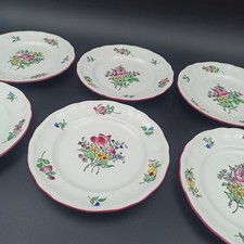 LUNÉVILLE KG - 6 ASSIETTES À