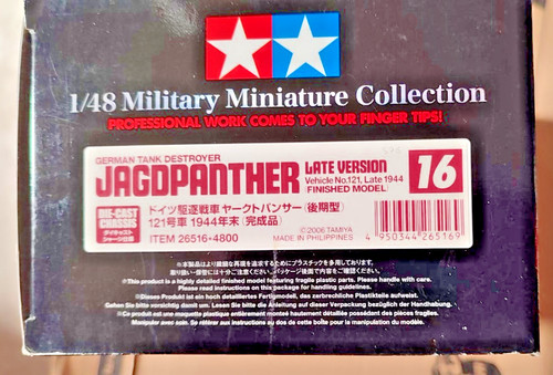 Tamiya 26516 jagdpanther - tamiya,