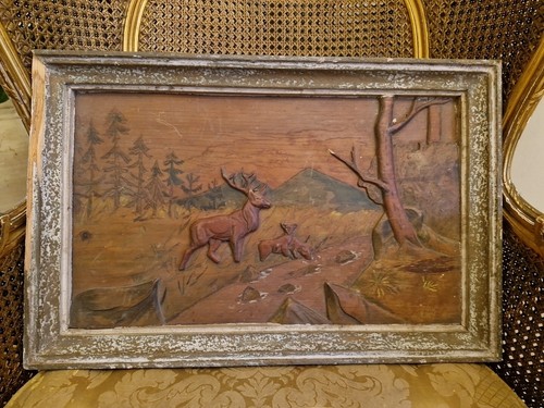 Ancien grand panneau - ancien, bois